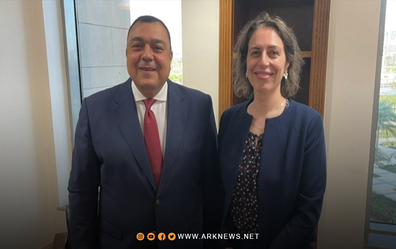 آن سنو تناقش في مصر خفض التصعيد في سوريا 