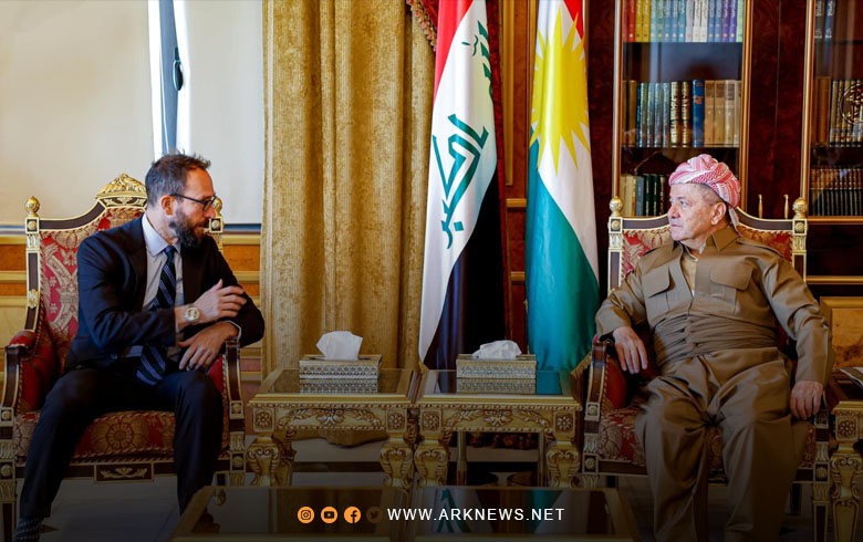 الرئيس بارزاني يستقبل القنصل العام الأمريكي لدى إقليم كوردستان الرئيس بارزاني يستقبل القنصل العام الأمريكي لدى إقليم كوردستان