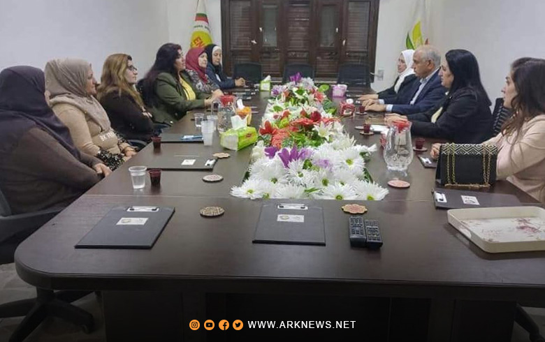 قامشلو... وفد من اتحاد نساء كوردستان سوريا يزور مكتب حزب يكيتي الكوردستاني - سوريا