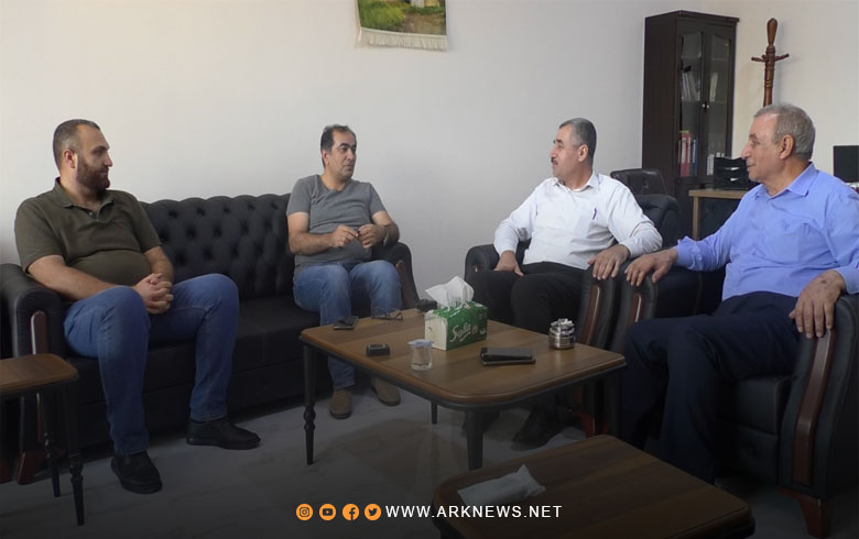 أربيل.. وفد برئاسة د. أحمد ملك يهنئ بافتتاح المقر الجديد لقناة ARK وراديو ريباز