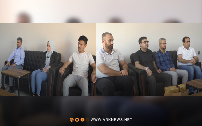 أربيل.. وفد من فرع إقليم كوردستان لـYXCDK-Rojava يهنئ بافتتاح المقر الجديد لقناة آرك وراديو ريباز
