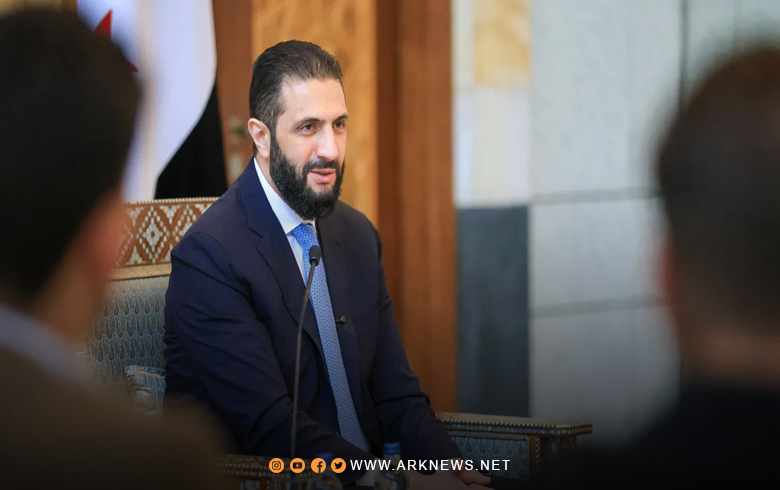 الشرع يوجه رسالة إلى الجالية السورية في أمريكا 