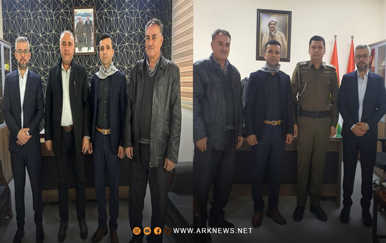 أربيل.. المجلس الأعلى لشؤون اللاجئين يلتقي مع مدير إقامات اللاجئين السوريين