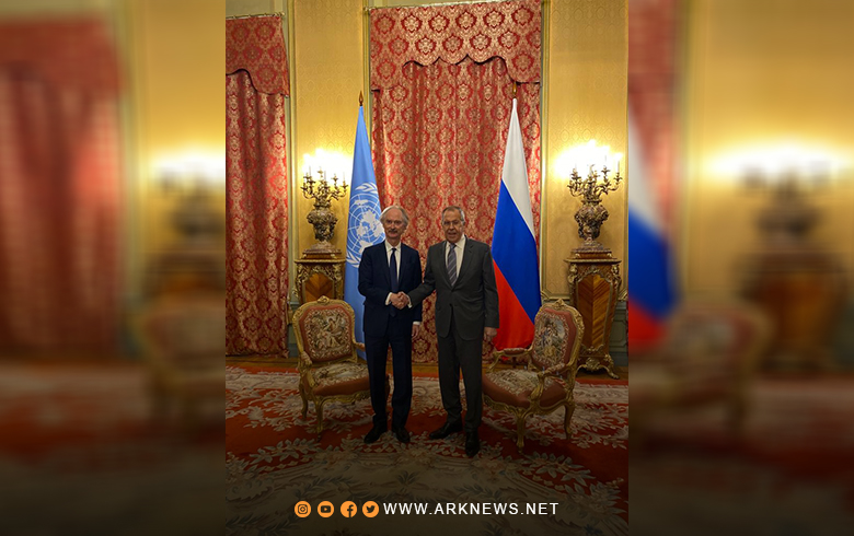 بيدرسون ولافروف يناقشان سُبل تدعيم العملية السياسية في سوريا بيدرسون ولافروف يناقشان سُبل تدعيم العملية السياسية في سوريا