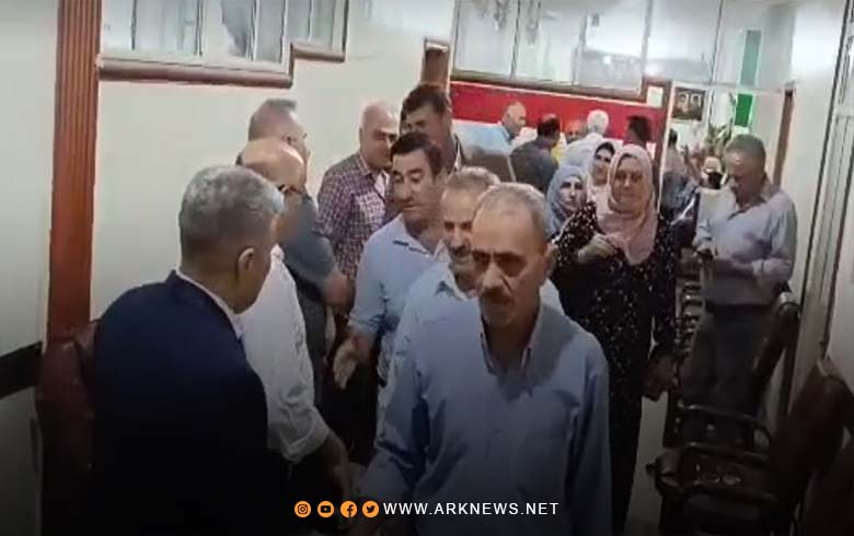 Girke Lage... The Kurdistan Democratic Party - Syria receives well-wishers for the release of Barzan Hussein