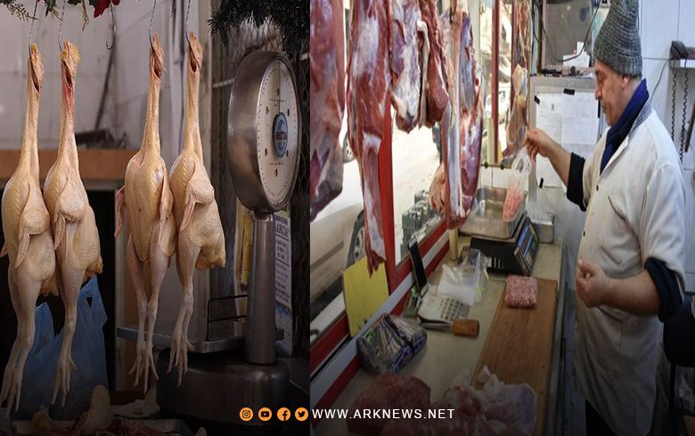 كيلو الفروج يتخطى 20 ألف ل.س, واللحوم تتخطى 100 ألف ل.س في المناطق الخاضعة لسيطرة النظام