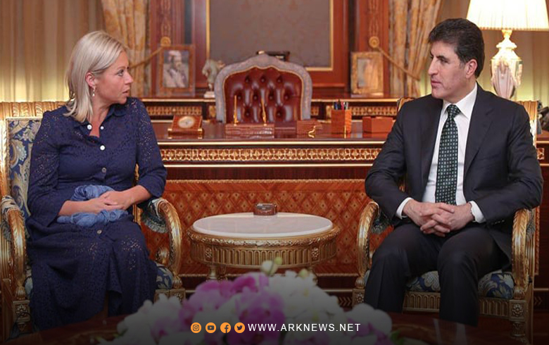 Nechirvan Barzani and Jenin Plasschaert discuss the results of the parliamentary elections that took place in Iraq a few days ago