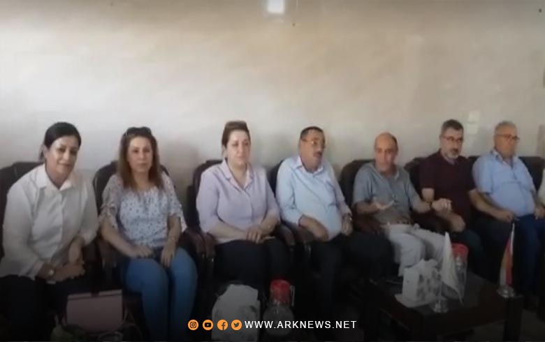Derik... A delegation from the Kurdistan Yakity -Syria offers congratulations to the Kurdistan-Syria Democrat