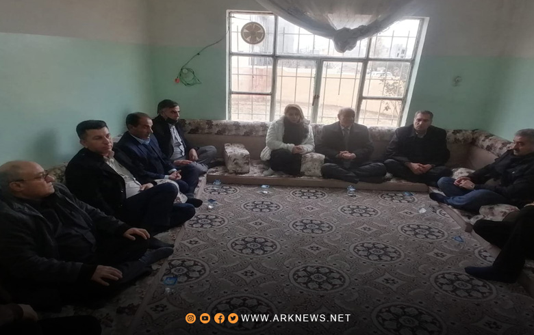 وفد من الـPDK-S يزور عائلة المناضل الراحل آزاد شبك 