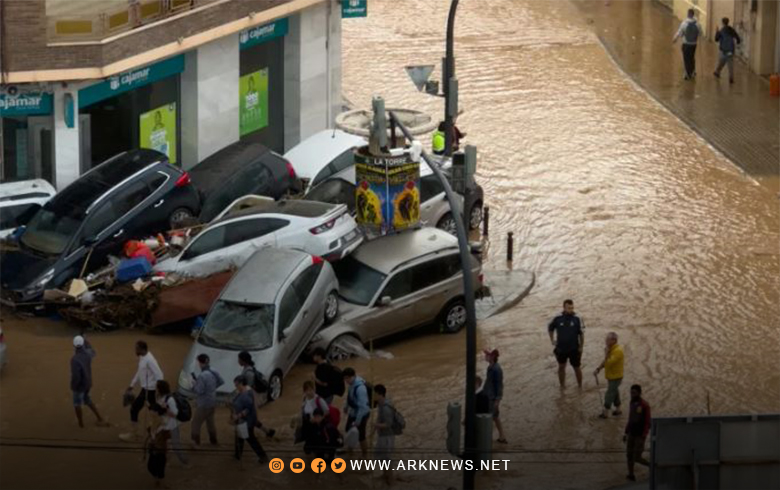 إسبانيا تعلن الحداد لثلاثة أيام على ضحايا الفيضانات 
