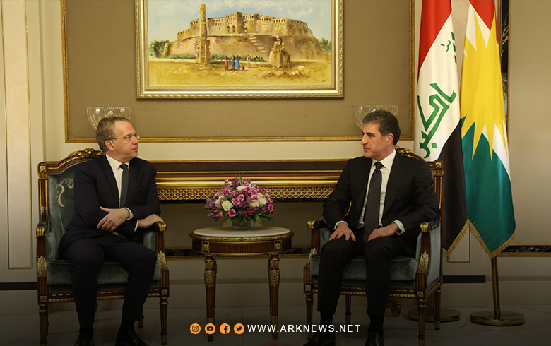 فرنسا تؤكد على استمرار الدعم والمساندة لإقليم كوردستان