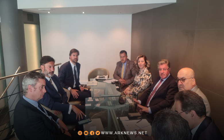 The Syrian National Coalition meets a British delegation in Brussels