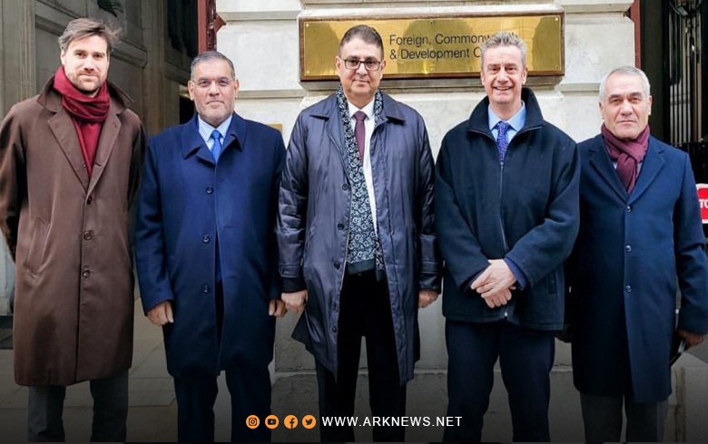  ب ئامەدەبوونا كامیران حاجۆ... دەستەیا دانووستاندكارا سووریێ ل گەل نوونەرێ بریتانی بۆ سووریێ جڤیا 