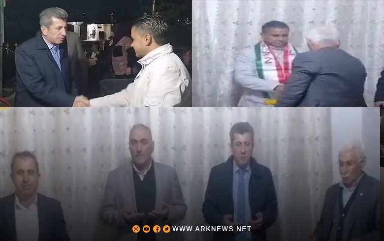 Domiz... A delegation from the Kurdistan Democratic Party - Syria visits the family of the martyr Izzat Muhammad Khalil