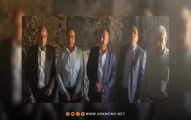 A delegation from the Kurdistan Democratic Party - Syria visits the office of the Kurdistan Democratic Unity Party