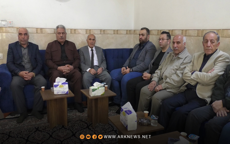 A delegation from Hawler's organization of PDK-S participates in Haval Muhammad's funeral