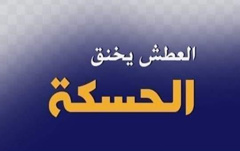 Thirst suffocates Hasakah not to gain sympathy, but a fact