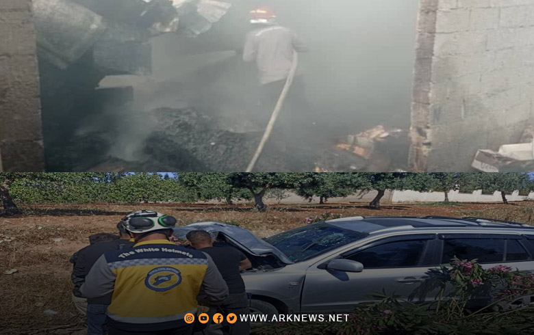 الدفاع المدني يستجيب لـ61 حريقاً و11 حوادث سير في عموم سوريا 