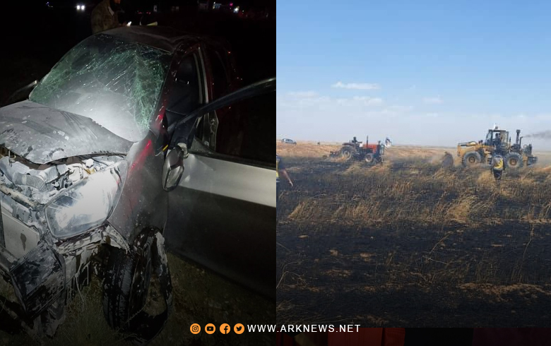 خلال يوم واحد.. الدفاع المدني السوري يستجيب لعشرات الحرائق وحوادث السير 