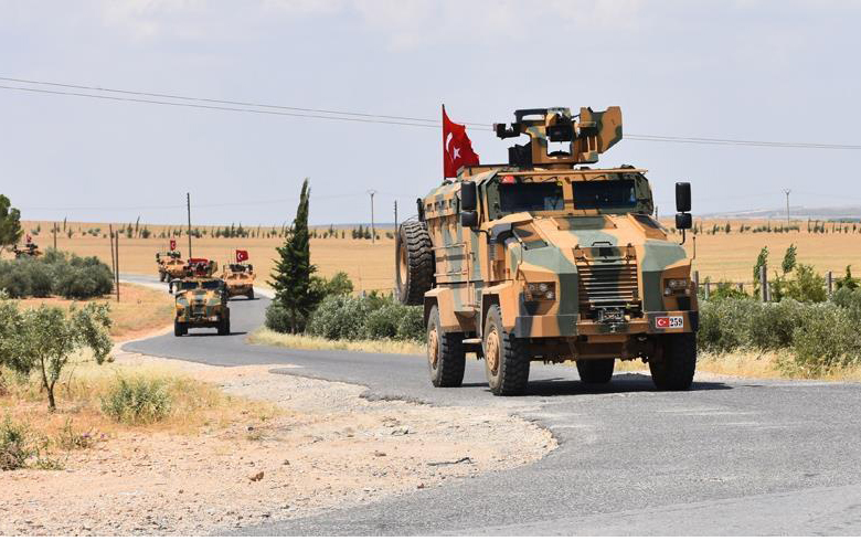 الجيشان التركي والامريكي يسيران الدورية الـ 27 في منطقة منبج السورية