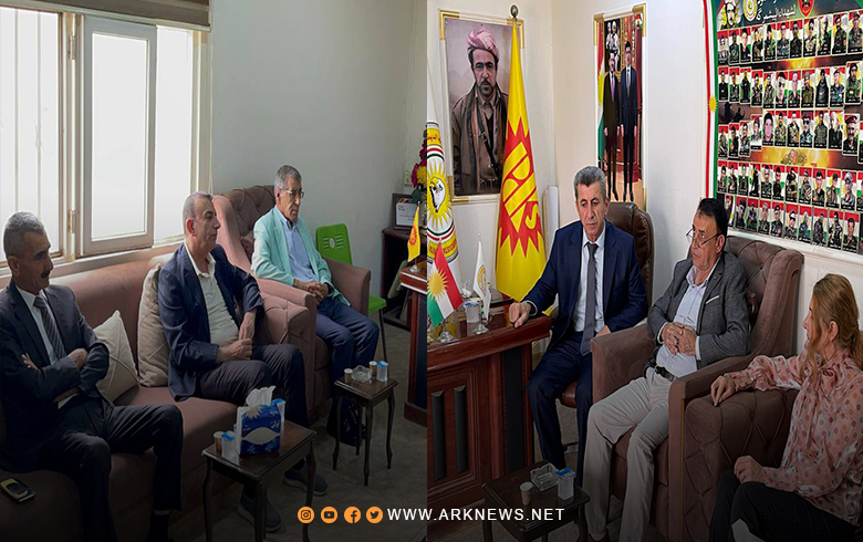 Domiz... A delegation from the first branch of the Kurdistan Democratic Party visits the office of the Kurdistan Democratic Party - Syria