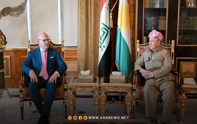 الرئيس بارزاني والقنصل الإيطالي في أربيل يتبادلان الأراء حول التطورات في المنطقة الرئيس بارزاني والقنصل الإيطالي في أربيل يتبادلان الأراء حول التطورات في المنطقة