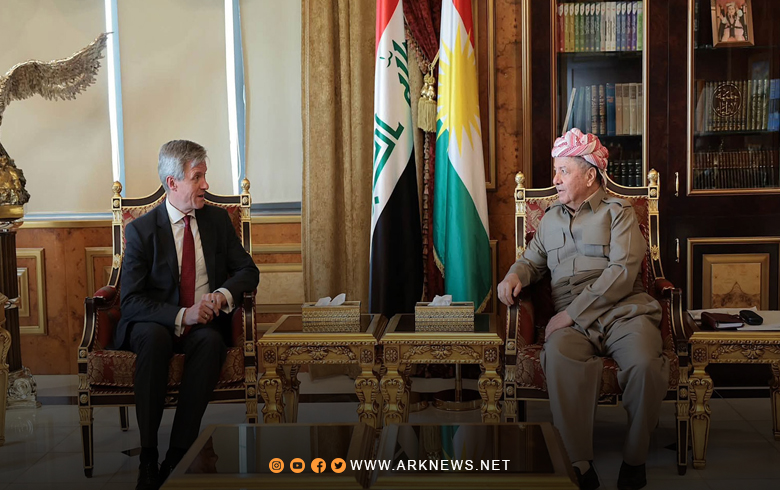 الرئيس بارزاني يستقبل ألبرشت فون فيتكه القنصل العام الألماني في أربيل