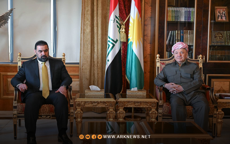 الرئيس بارزاني يستقبل رئيس مجلس النواب العراقي والوفد المرافق له