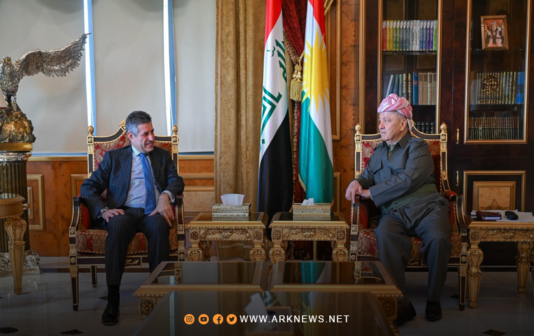President Barzani Receives US Chargé d’Affaires to Iraq