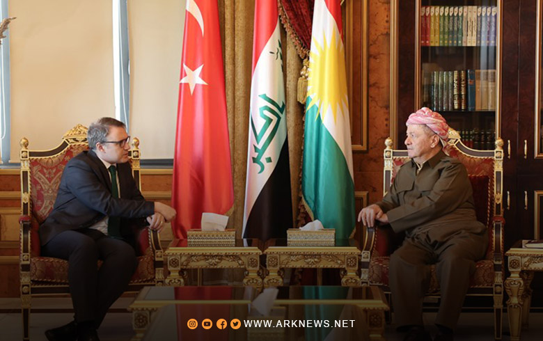 President Barzani Receives Turkish Ambassador to Iraq