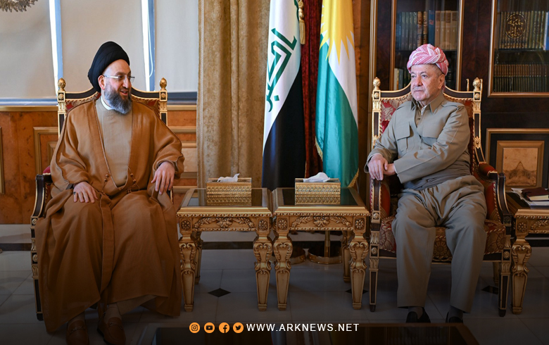   President Barzani receives Ammar al-Hakim, head of the National Wisdom Movement