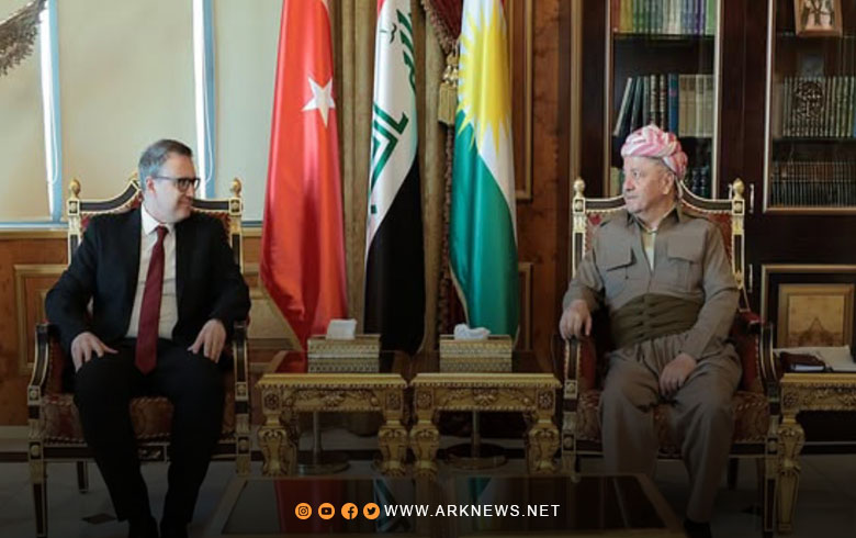 President Barzani, Turkish Ambassador Discuss Latest Regional Developments