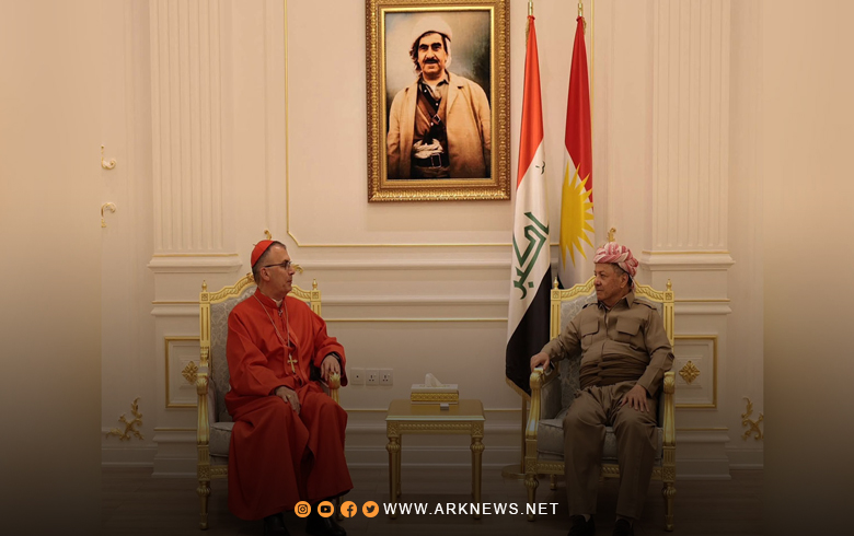 الرئيس بارزاني يستقبل البطريرك مار بولس الثالث نونا بطريرك الكنيسة الكلدانية في العراق والعالم