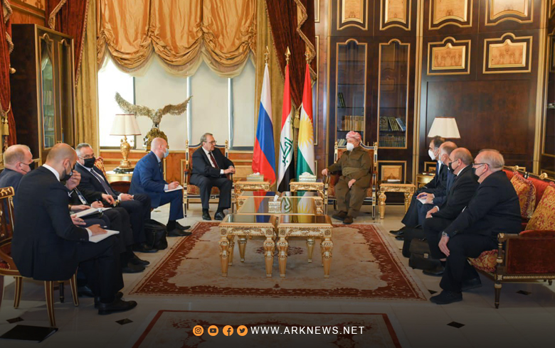 The content of the meeting between President Masoud Barzani and Mikhail Bogdanov, the special envoy of the Russian President