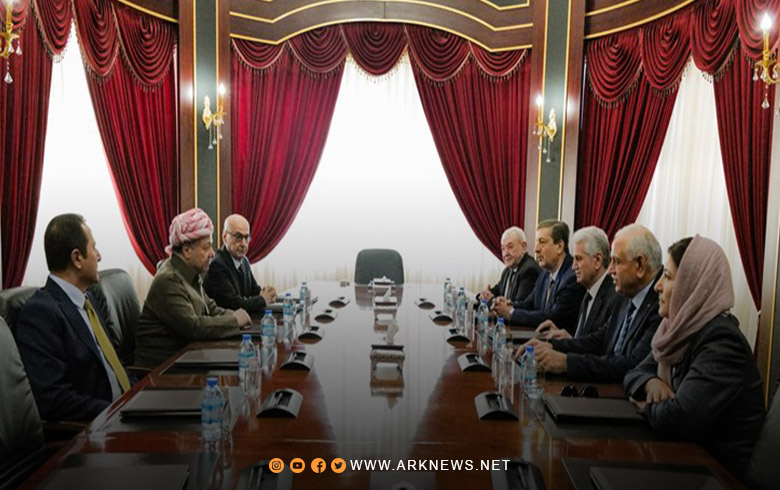 فحوى لقاء الرئيس بارزاني ورئاسة المجلس الوطني الكوردي 