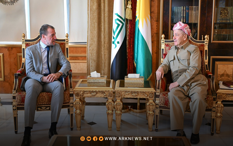 الرئيس بارزاني يؤكد على علاقات الصداقة بين شعب كوردستان والشعب الفرنسي