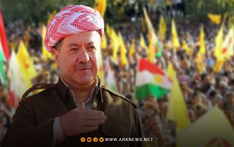 الرئيس بارزاني: الحزب الديمقراطي الكوردستاني هو حزب قضية شعب كوردستان وقيمه النبيلة