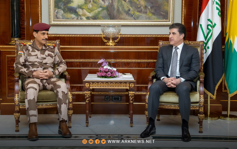 الرئيس نيجيرفان بارزاني يستقبل وفداً عسكرياً وأمنياً عراقياً رفيع المستوى