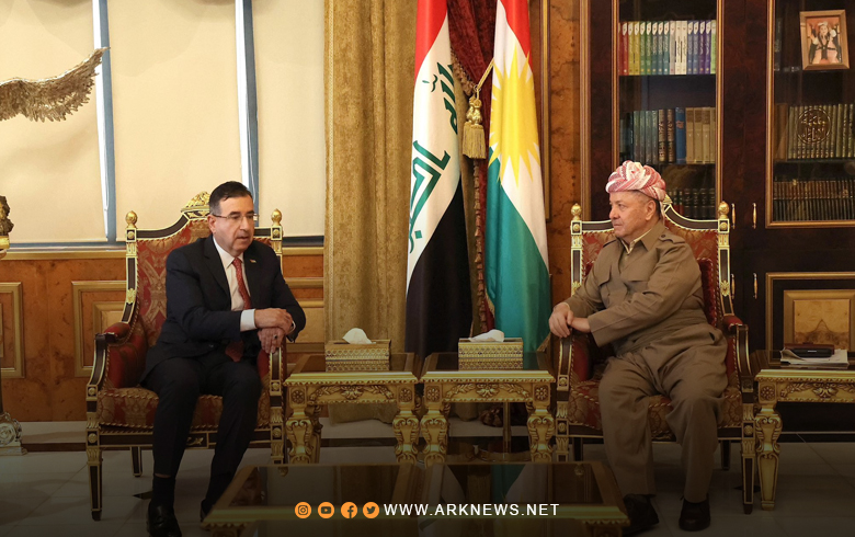 الرئيس بارزاني يؤكد على تعميق العلاقات والصداقة بين إقليم كوردستان