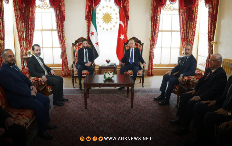 Recep Tayyip Erdogan Hosts Ahmad al-Sharaa in Istanbul