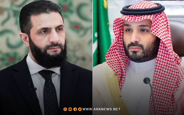 الشرع وبن سلمان يبحثان سبل تعزيز التعاون بين سوريا والسعودية 