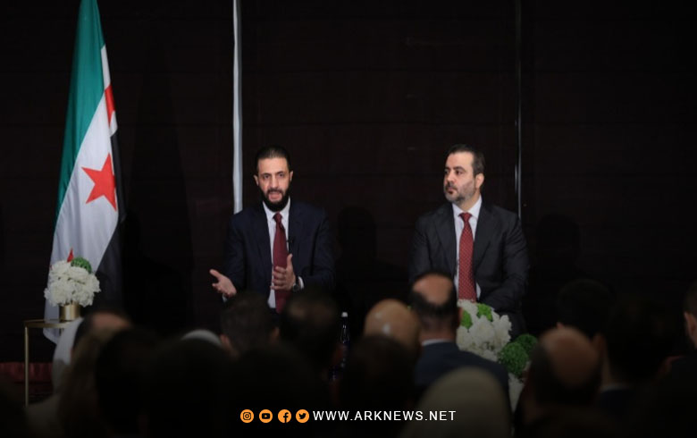 أحمد الشرع يلتقي مع وفد من الجالية السورية في أمريكا 