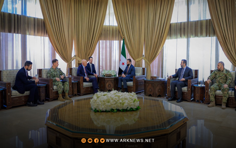 Al-Sharaa and Tom Barrack Discuss the Latest Developments on the Syrian Scene