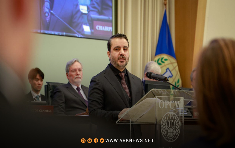 الشيباني يتعهد بتدمير مخزونات الأسلحة الكيميائية في سوريا 