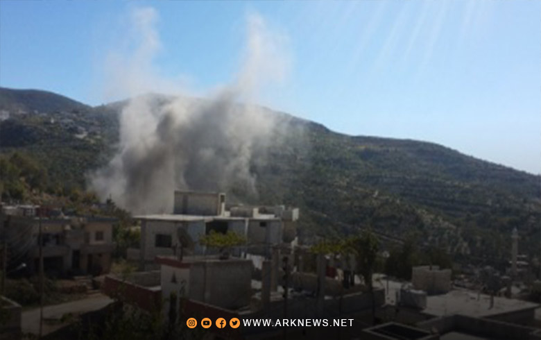 The Syrian regime bombards the countryside of Hama and Latakia with heavy weapons
