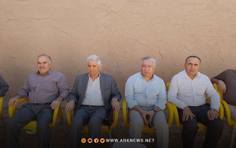 بعد تعرضه للحرق.. وفد من المجلس الوطني الكوردي يزور مكتب مجلس محلية عامودا للمجلس