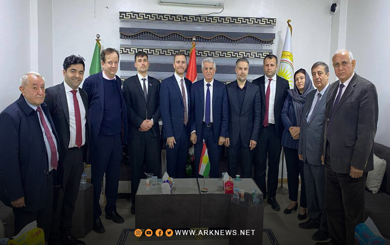 فحوى اجتماع رئاسة المجلس الوطني الكوردي مع وفد من المملكة المتحدة 