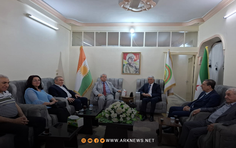 رئيس المجلس الوطني الكوردي يستقبل وفدا من المنظمة الآثورية الديمقراطية