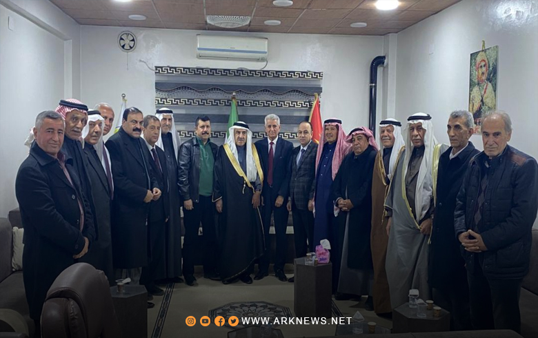 رئيس المجلس الوطني الكوردي يستقبل أمير 