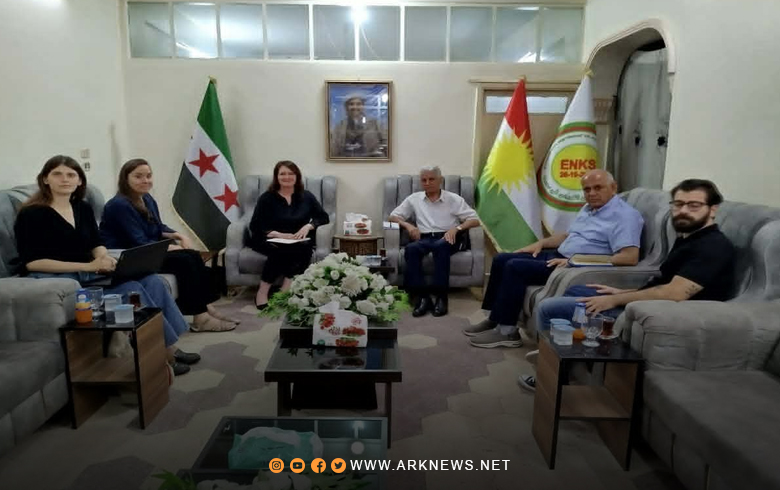 رئيس المجلس الوطني الكوردي يستقبل وفداً من منظمة حرية الأديان الأمريكية  